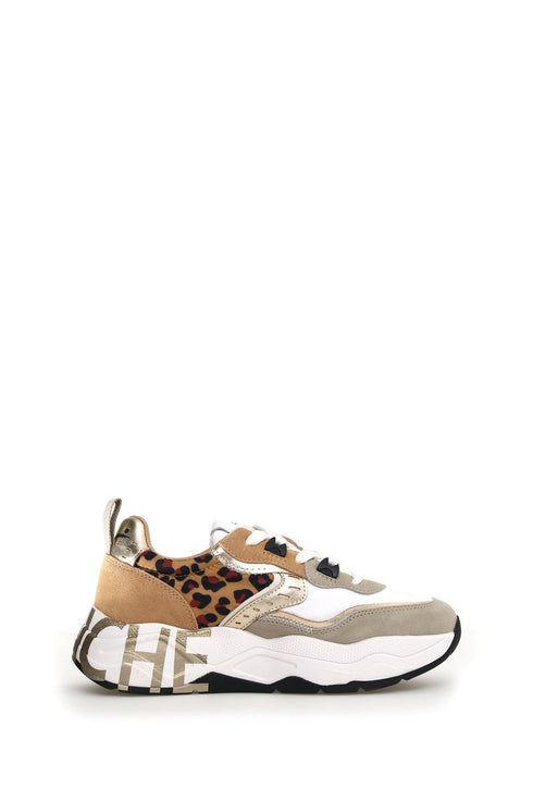 Voile Blanche Sneakers Sneakers Donna Club 105 Sand Leo Print P25 - VOILE BLANCHE001201747508 - 1D52 - 36 - Francavilla Moda